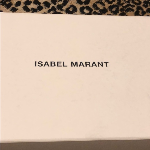 Isabel Marant red shiny leather mules size 38 - Picture 5 of 7